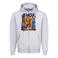 Heather Grey oh my stars Zipper Hoodie - CowGirlArtShop