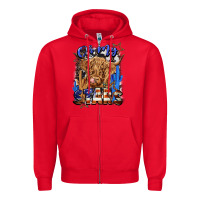Red oh my stars Zipper Hoodie - CowGirlArtShop
