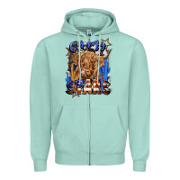 Seafoam oh my stars Zipper Hoodie - CowGirlArtShop
