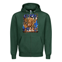 Sports Green oh my stars Zipper Hoodie - CowGirlArtShop