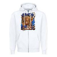 White oh my stars Zipper Hoodie - CowGirlArtShop