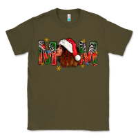 Army Green Western Mom With Woman In Santa Hat Classic Tee - BundleAndBundleShop
