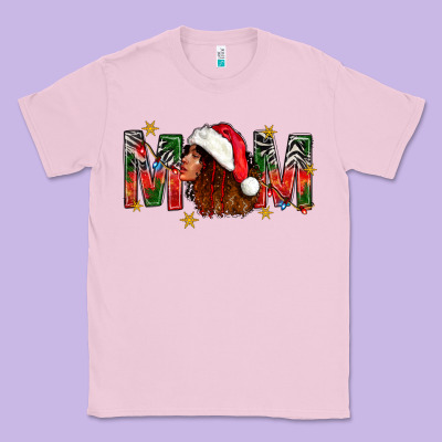 Western Mom With Woman In Santa Hat Classic Tee Designed By Bundleandbundleshop