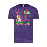 Cloud Purple He Is Alive And I'm Forgiven Vintage Tee - BundleAndBundleShop