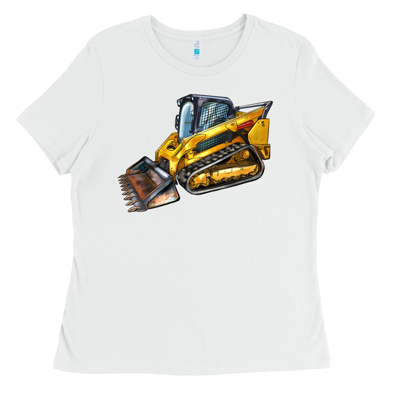Compact Track Loader Ladies Tee by LillyAllenDesigns | Teevron