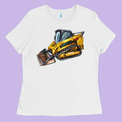Compact Track Loader Ladies Tee Designed By Lillyallendesigns