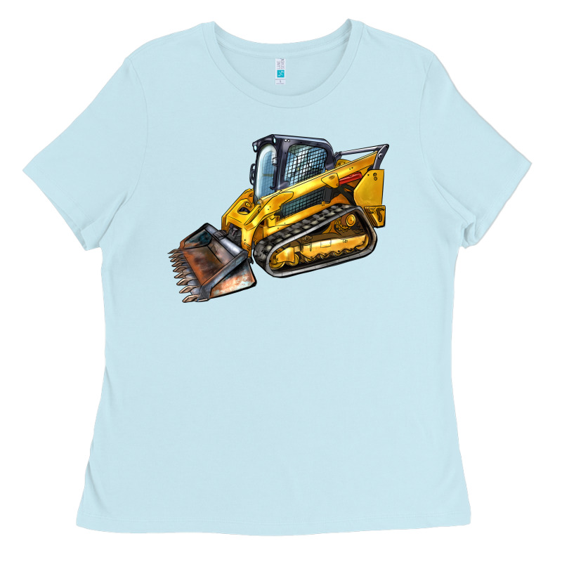 Compact Track Loader Ladies Tee by LillyAllenDesigns | Teevron