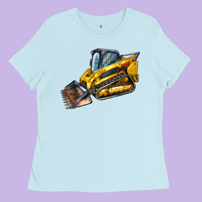 Compact Track Loader Ladies Tee Designed By Lillyallendesigns