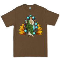 Cacao san judas gemstone sunflower Premium Tee - JahusDesignShop