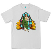 Dove Grey san judas gemstone sunflower Premium Tee - JahusDesignShop