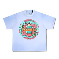 Grape Ice teacher floral pencil round earring Urban Heavy Tee - BundleAndBundleShop