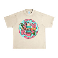 Sandshell teacher floral pencil round earring Urban Heavy Tee - BundleAndBundleShop