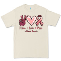Bone Peace Love Cure Uterine Cancer Premium Tee - Jasminsmagicworld