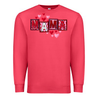 Cardinal Mother's Day mama hearts Premium Sweatshirt - FaDigitalArtStudio