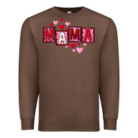 Chestnut Mother's Day mama hearts Premium Sweatshirt - FaDigitalArtStudio