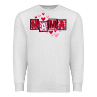 Oatmeal Heather Mother's Day mama hearts Premium Sweatshirt - FaDigitalArtStudio