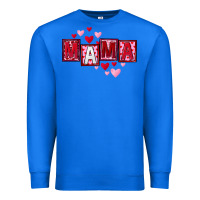 True Royal Mother's Day mama hearts Premium Sweatshirt - FaDigitalArtStudio