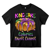 Black mardi gras king cage calories don't count Heavy Core Tee - BarkalooDesign