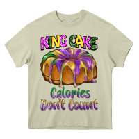 Mardi Gras King Cage Calories Don't Count Heavy Core Tee | Teevron