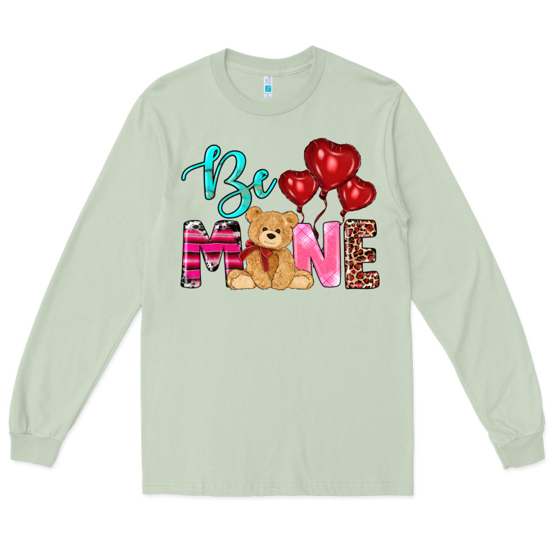 Valentine's Day Be Mine Tedybear Long Sleeve Tee by RanaPortraitStore | Teevron