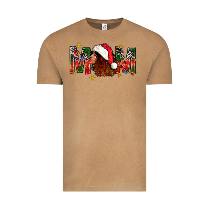 Western Mom With Woman In Santa Hat Vintage Tee by BundleAndBundleShop | Teevron