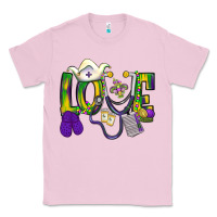 Bubblegum Pink Mardi Gras Love Nurse Classic Tee - BundleAndBundleShop