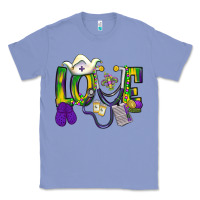 Colony Blue Mardi Gras Love Nurse Classic Tee - BundleAndBundleShop