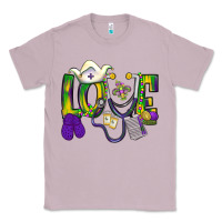 Lilac Mardi Gras Love Nurse Classic Tee - BundleAndBundleShop