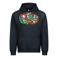 Navy baseball vibes Urban Hoodie - CowhideDigitalArt