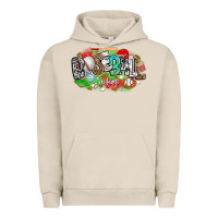 Pigment French Oak baseball vibes Urban Hoodie - CowhideDigitalArt