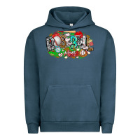 Pigment Midnight Navy baseball vibes Urban Hoodie - CowhideDigitalArt