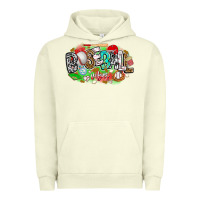 Pigment Pistachio baseball vibes Urban Hoodie - CowhideDigitalArt