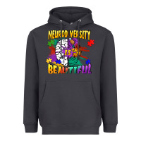 Smoke Neurodiversity is beautiful Heavyweight Hoodie - FaDigitalArtStudio