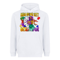 White Neurodiversity is beautiful Heavyweight Hoodie - FaDigitalArtStudio