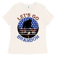 Bone let's go brandon bigfoot Ladies Tee - Jasminsmagicworld