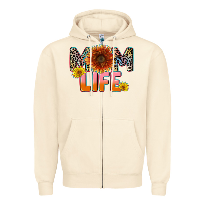 Mom Life Mother's Day Zipper Hoodie by CowGirlArtShop | Teevron