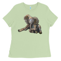 Matcha Baby Elephant Ladies Tee - LillyAllenDesigns