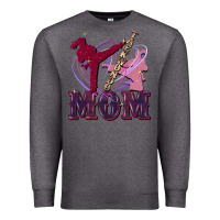 Charcoal Heather Taekwondo mom Mother's Day Premium Sweatshirt - FaDigitalArtStudio