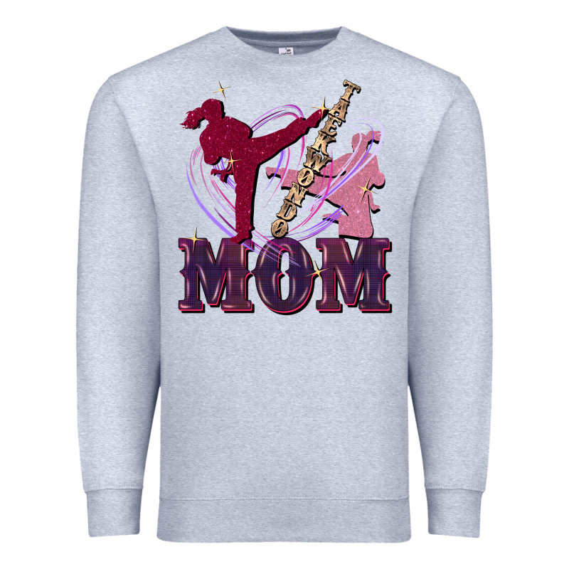 Taekwondo Mom Mother's Day Premium Sweatshirt by FaDigitalArtStudio | Teevron
