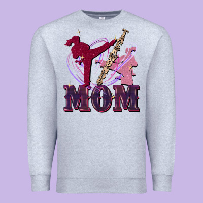 Taekwondo Mom Mother's Day Premium Sweatshirt Designed By Fadigitalartstudio