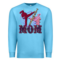 Ocean Blue Taekwondo mom Mother's Day Premium Sweatshirt - FaDigitalArtStudio