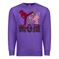 Purple Taekwondo mom Mother's Day Premium Sweatshirt - FaDigitalArtStudio