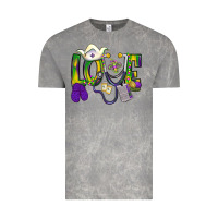 Cloud Rock Mardi Gras Love Nurse Vintage Tee - BundleAndBundleShop
