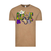 Vintage Coffee Mardi Gras Love Nurse Vintage Tee - BundleAndBundleShop