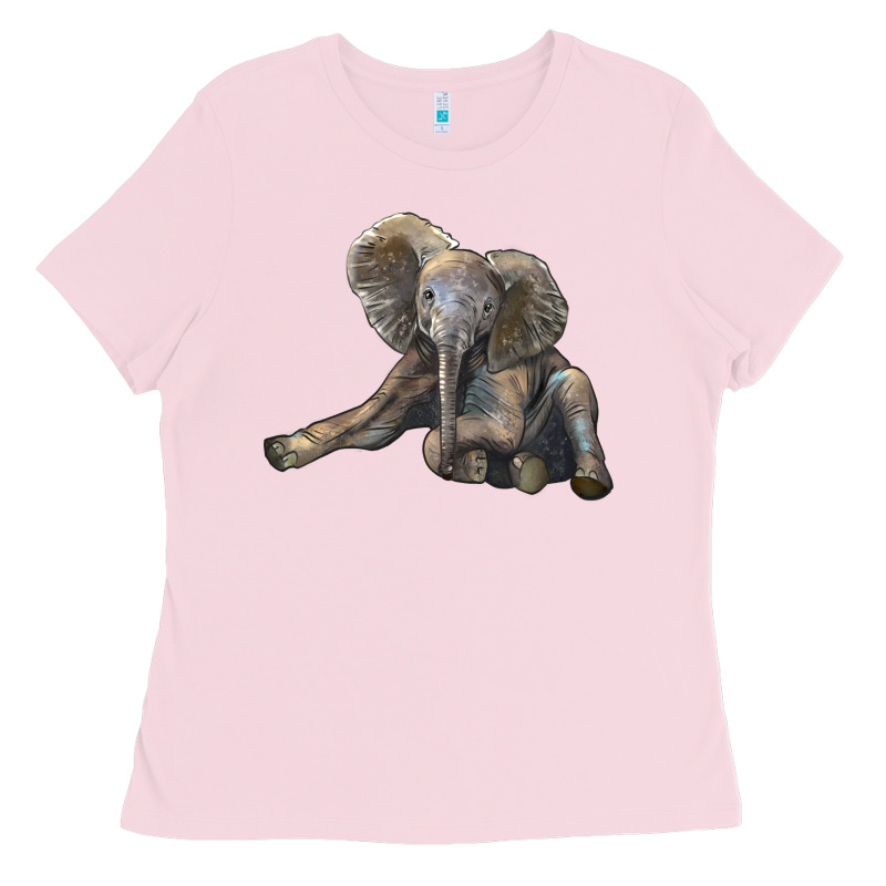 Baby Elephant Ladies Tee by LillyAllenDesigns | Teevron