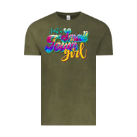 Vintage Olive just a small town girl Vintage Tee - JahusDesignShop