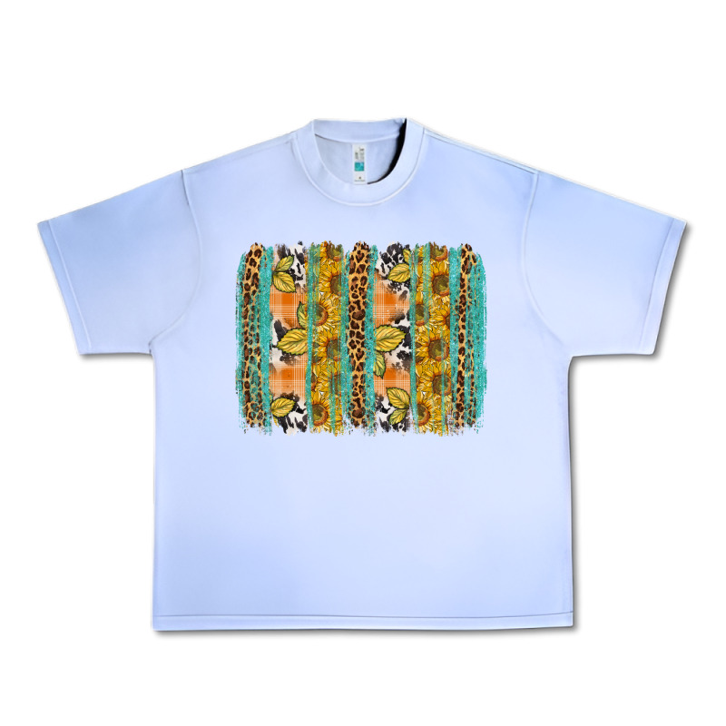 Fall Sunflower Brushstroke Urban Heavy Tee by BundleAndBundleShop | Teevron