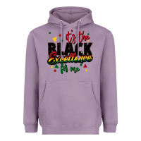 Lavender It's the black excellence for me Heavyweight Hoodie - FaDigitalArtStudio
