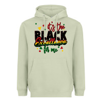 Matcha It's the black excellence for me Heavyweight Hoodie - FaDigitalArtStudio