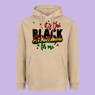 It's The Black Excellence For Me Heavyweight Hoodie Designed By Fadigitalartstudio